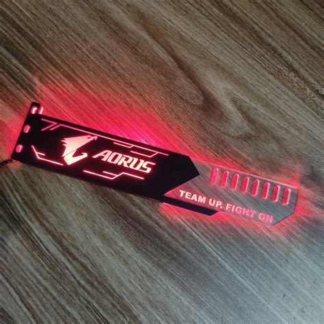 Ch Ng X Card M N H Nh Vga Logo Aorus Led Rgb Ng B Hub Coolmoon