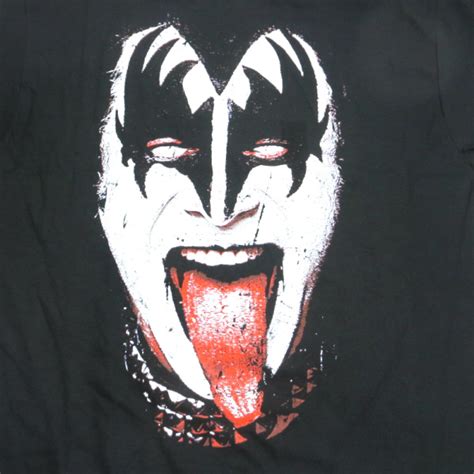 【楽天市場】kiss Gene Simmons Tシャツ 半袖 Mサイズ ブラック キッス キス ジーン・シモンズ アパレル バンド