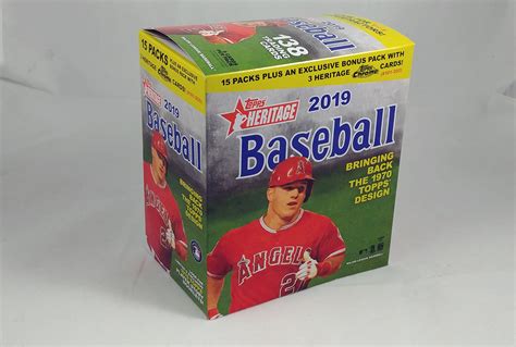 2019 Topps Heritage Baseball Introducing The Chrome Mega Box