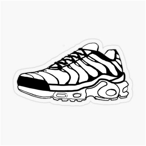 "Nike Tn Air Max Plus" Sticker by AdlayCult | Redbubble