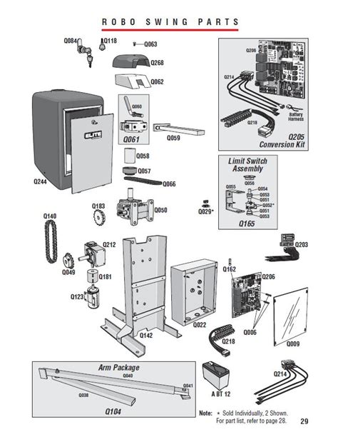 Elite Manual Gate Opener Parts