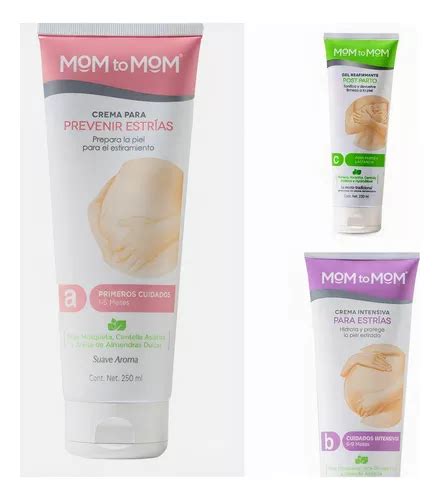 Mom To Mom Crema Antiestrías Pack Etapa Abc MercadoLibre