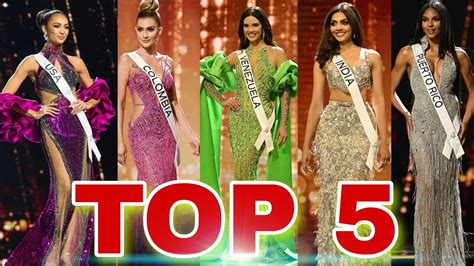 Top 5 Miss Universe 2022 Pageant