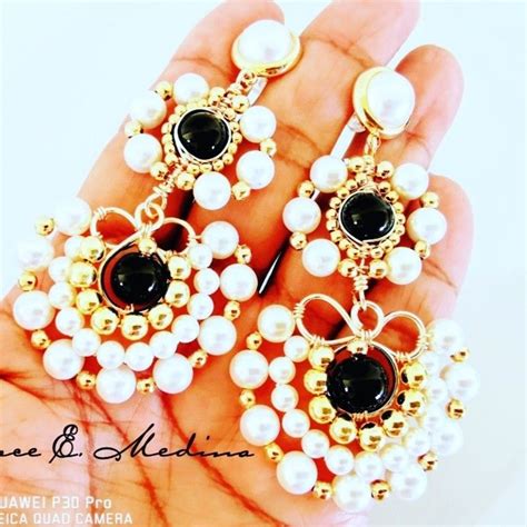 Alambrismo Con Perlas Mallorca Y Nix Drop Earrings Jewelry Fashion