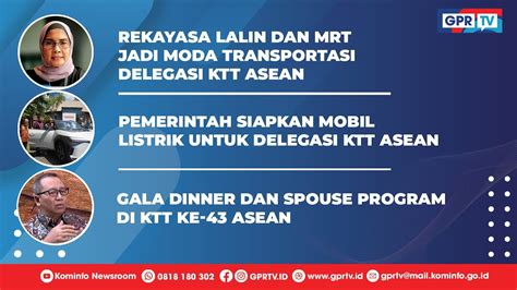 Rekayasa Lalin Dan Mrt Jadi Moda Transportasi Delegasi Ktt Asean Youtube