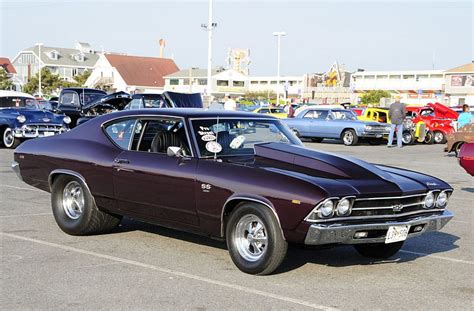 Pro Street 1969 Chevelle Classic GM Bowtie Cowl Hood HD Wallpaper