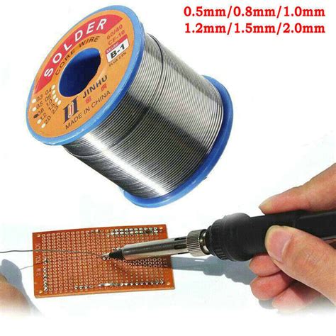 6040tin Lead Rosin Flux Core Solder Wire Electrical Soldering 05mm