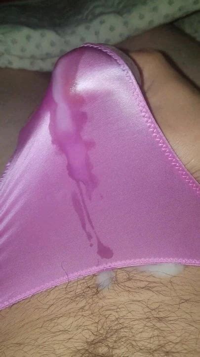 Cumming In A New Sexy Satin Thong Gay Man Porn Xhamster