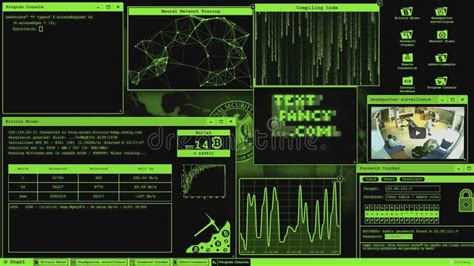 Hacking code screen stock footage. Video of matrix, internet - 209417936