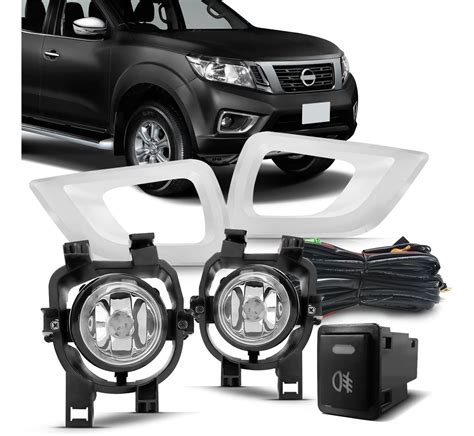 Kit Farol Milha Nissan Frontier Moldura Mercado Livre