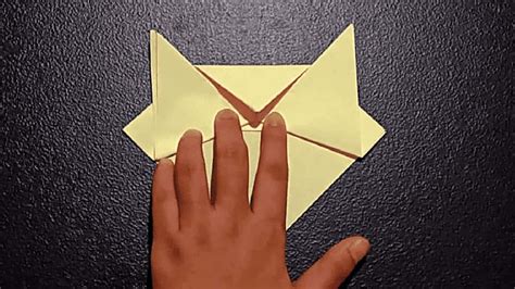 How to Make an Origami Cat Face: Origami Cat Face Instructions