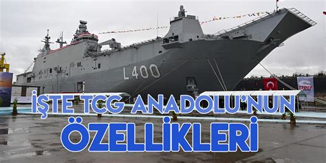 Dünyanın ilk SİHA gemisi TCG Anadolu nun özellikleri