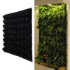 Large Pocket Vertical Hanging Garden Wall Planter For Balconies