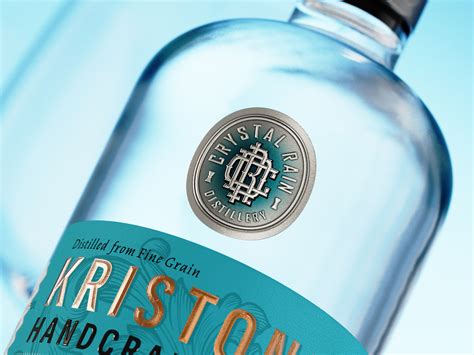 Kristone Craft Gin Label Design By The Labelmaker World Brand Design