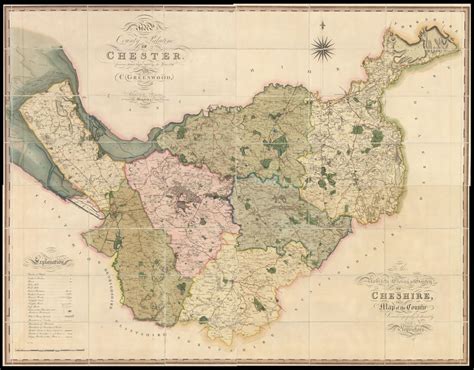 Cheshire Greenwoods Large Scale Map Of Cheshire Bada