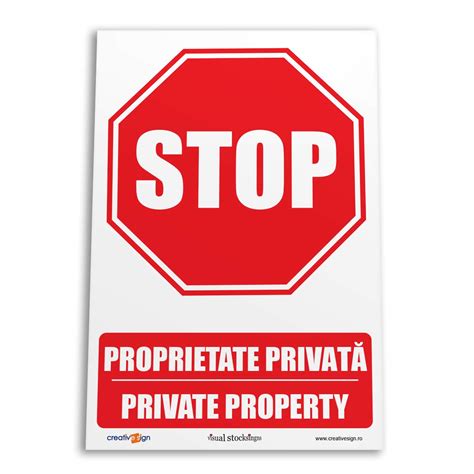 Semne Indicatoare Ro Produs Indicator Proprietate Privata