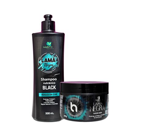 Shampoo E M Scara Lama Negra H Bito Cosm Ticos Compre Aqui Todos Os