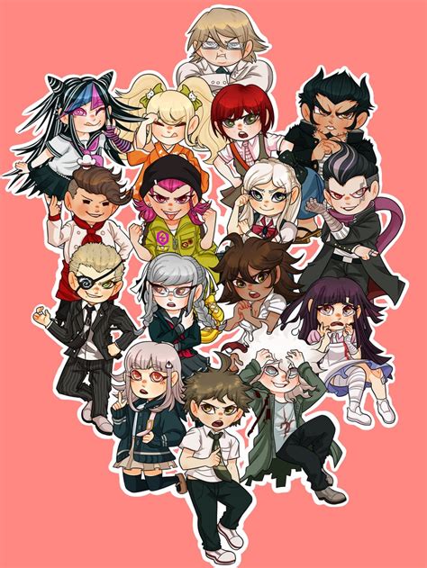 Danganronpa Chibi Sticker Packs V2 Etsy