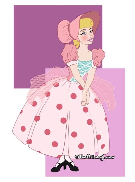 Fuckyeahdisneyfanart Bo Peep Toy Story Disney Fan Art Disney Movie Characters