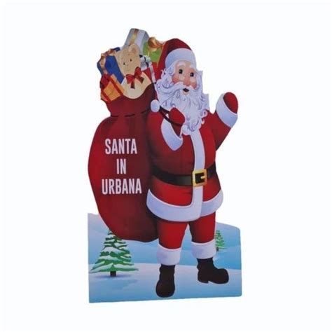 Sun Board Santa Claus Cut Out Display Stand For Advertisement At Rs