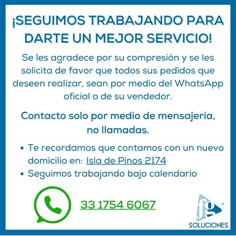 Seguimos Trabajando Para Darte Un Mejor Servicio