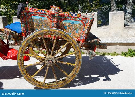 Sicilian Cart Stock Image Image Of Chariot Folklore