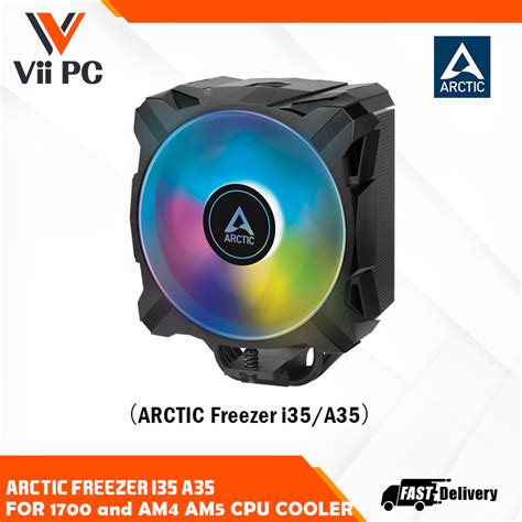 Arctic Freezer I A Argb Single Tower Cpu Cooler With Argb