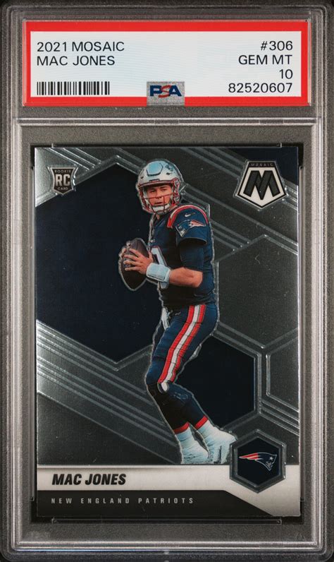 2021 Panini Mosaic Mac Jones 306 PSA 10 MySlabs