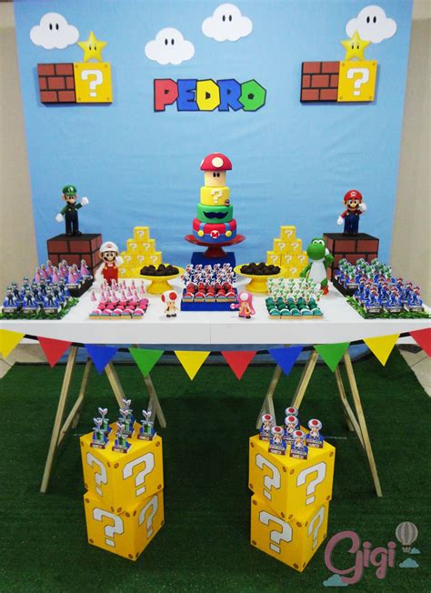 Super Mário Decoração super mario Super mario Decoração