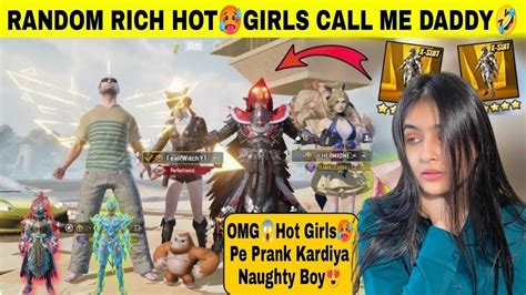 Bgmi Random Rich Hot Girls My Lobby And Trolled Up Bgmi Gaming