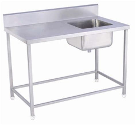 Stainless Steel Polished Sink Work Table Sink Shape Rectangle Number