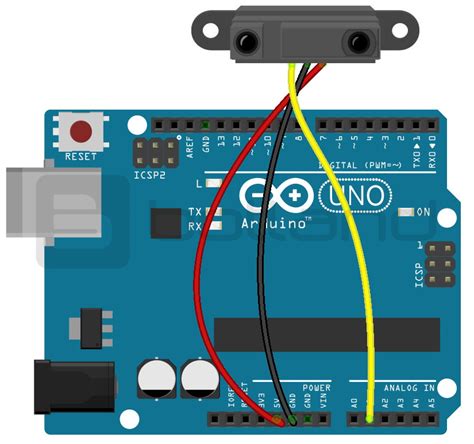 Distance measurement using Arduino and Sharp sensor GP2Y0A41SK0F ...