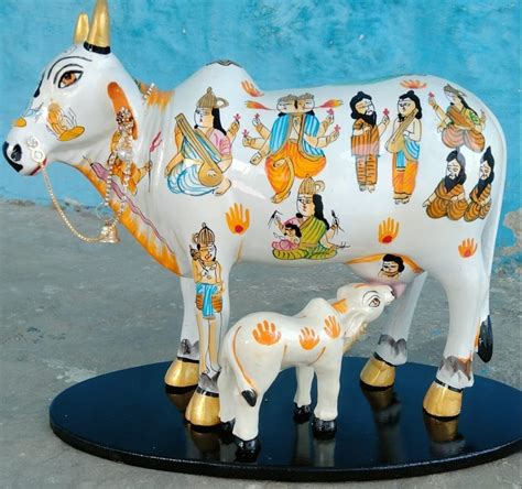 Kamdhenu Cow And Calf Statue At Rs 799 Kamadhenu Cow And Calf Statue