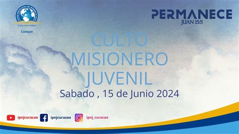 Culto Misionero Juvenil Youtube