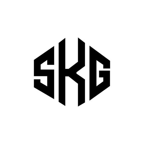 SKG letter logo design with polygon shape. SKG polygon and cube shape ...