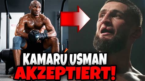 Kamaru Usman Akzeptiert Kampf Gegen Khamzat Chimaev Youtube