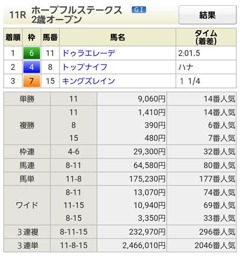 『ホープフルs』『東京大賞典』回顧 競馬サイン遊び