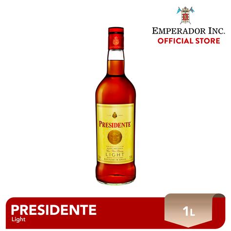 Presidente Light Brandy 1l Lazada Ph