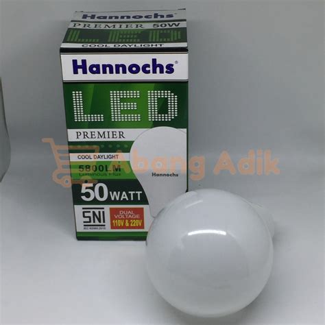 Jual Hannochs Premier W Lampu Bohlam Led Bulb Watt Daylight Putih