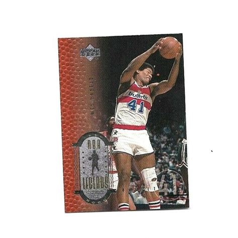 Wes Unseld Washington Bullets Upper Deck Nba Legends Card