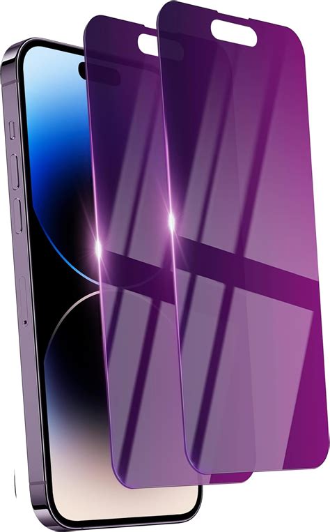 Amazon Quesple Pack Purple Privacy Screen Protector For Iphone