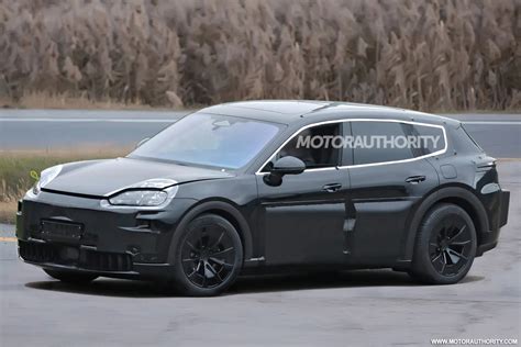 Porsches Range Topping 7 Seater Electric Suv Spotted Testing