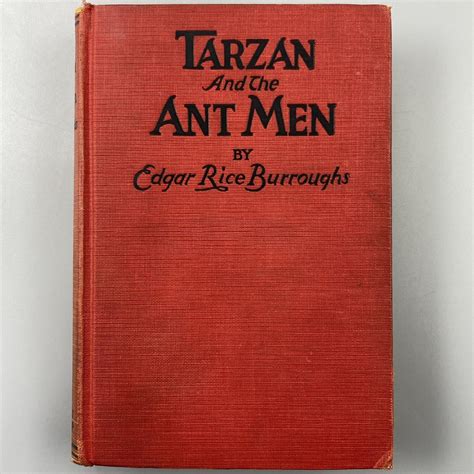 Tarzan And The Ant Men By Edgar Rice Burroughs Grosset Dunlap