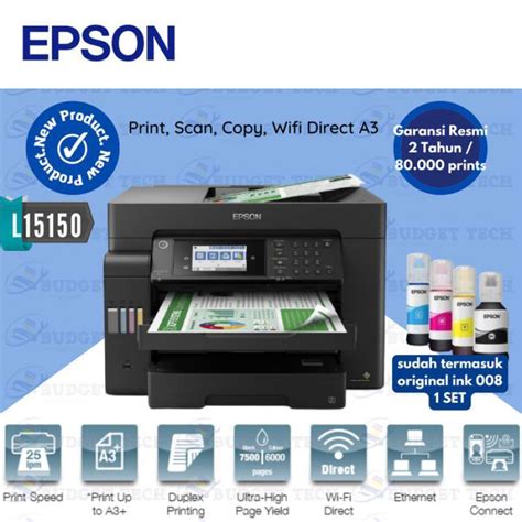 Jual Epson Ecotank L A Wi Fi Duplex All In One Ink Tank Printer