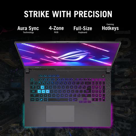 Asus Rog Strix G17 2023 G713pi Gaming Laptop 173 Fhd 144hz Display Amd Ryzen 9 7945hx