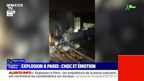 Explosion Paris Choc Et Motion