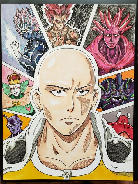 [no Spoilers] One Punch Man Fan Art Saitama Colorized R Onepunchman