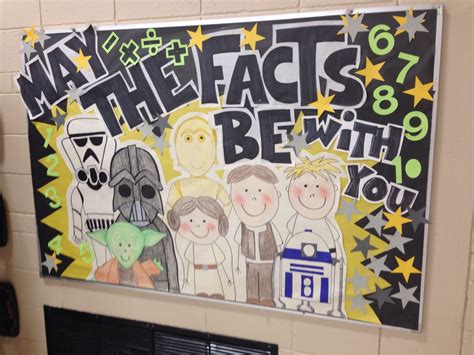 May The Facts Be With You Inspired Bulletin Board Or May The Fluency