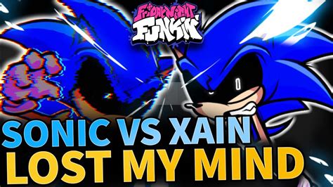 Friday Night Funkin Lost My Mind Sonic Vs Xain Full Week Fnf Mod