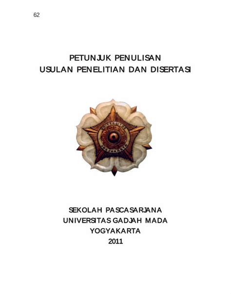 PDF PETUNJUK PENULISAN USULAN PENELITIAN DAN DISERTASI DOKUMEN TIPS